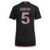 Inter Miami Sergio Busquets #5 Bortedrakt Dame 2024-25 Korte ermer